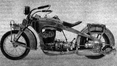 Экспериментальный мотоцикл ИЖ—1 (1929 г.)