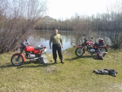 С другом чезетоводом на заливе в Рожнах