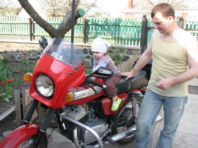 Маленький biker растет!)